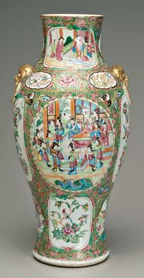 Chinese famille rose vase, baluster