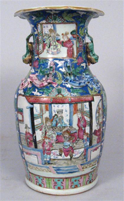 Chinese famille rose vase   