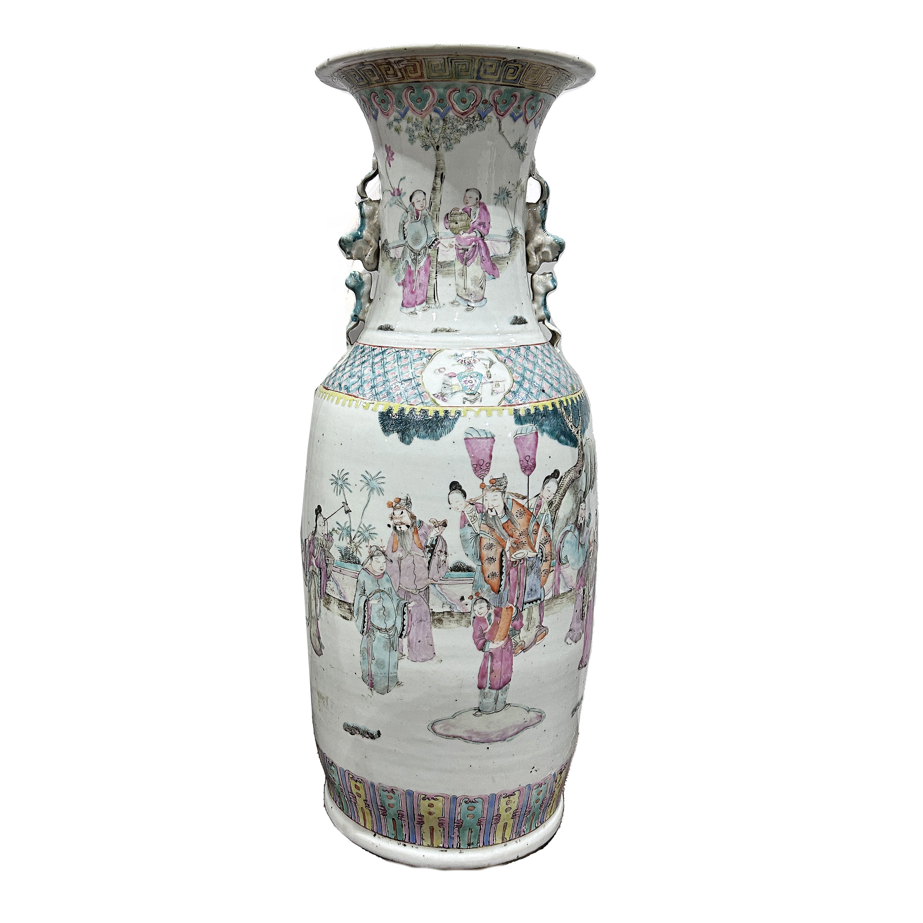 CHINESE FAMILLE ROSE VASE Chinese