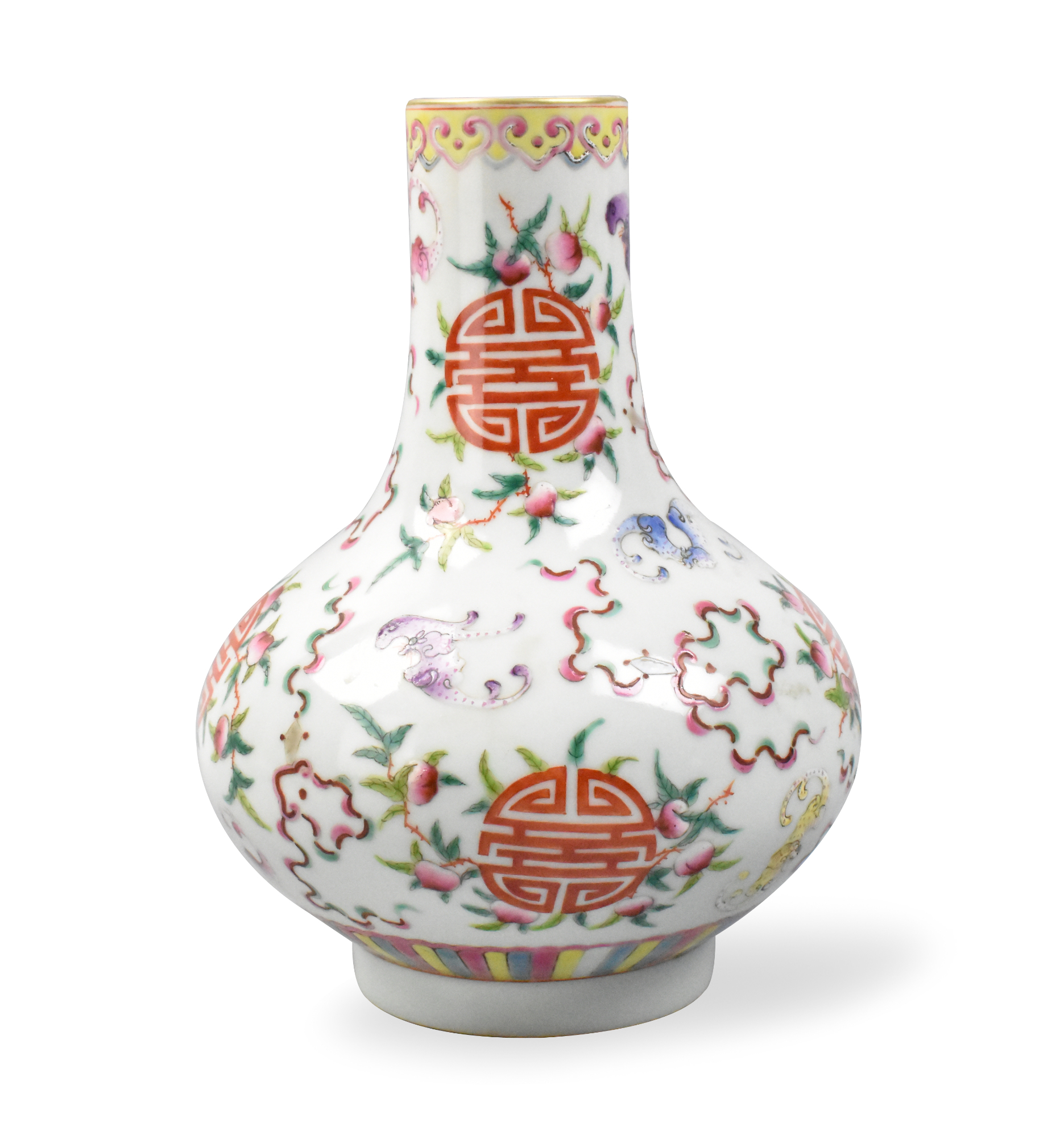 CHINESE FAMILLE ROSE VASE