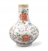 CHINESE FAMILLE ROSE VASE ,GUA
