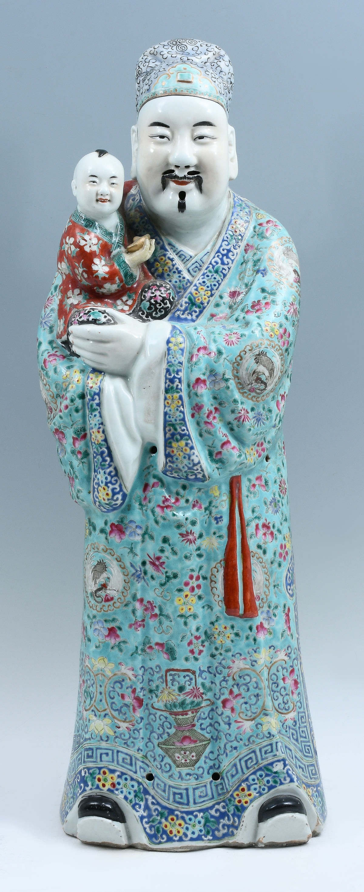 CHINESE FAMILLE ROSE WISE MAN