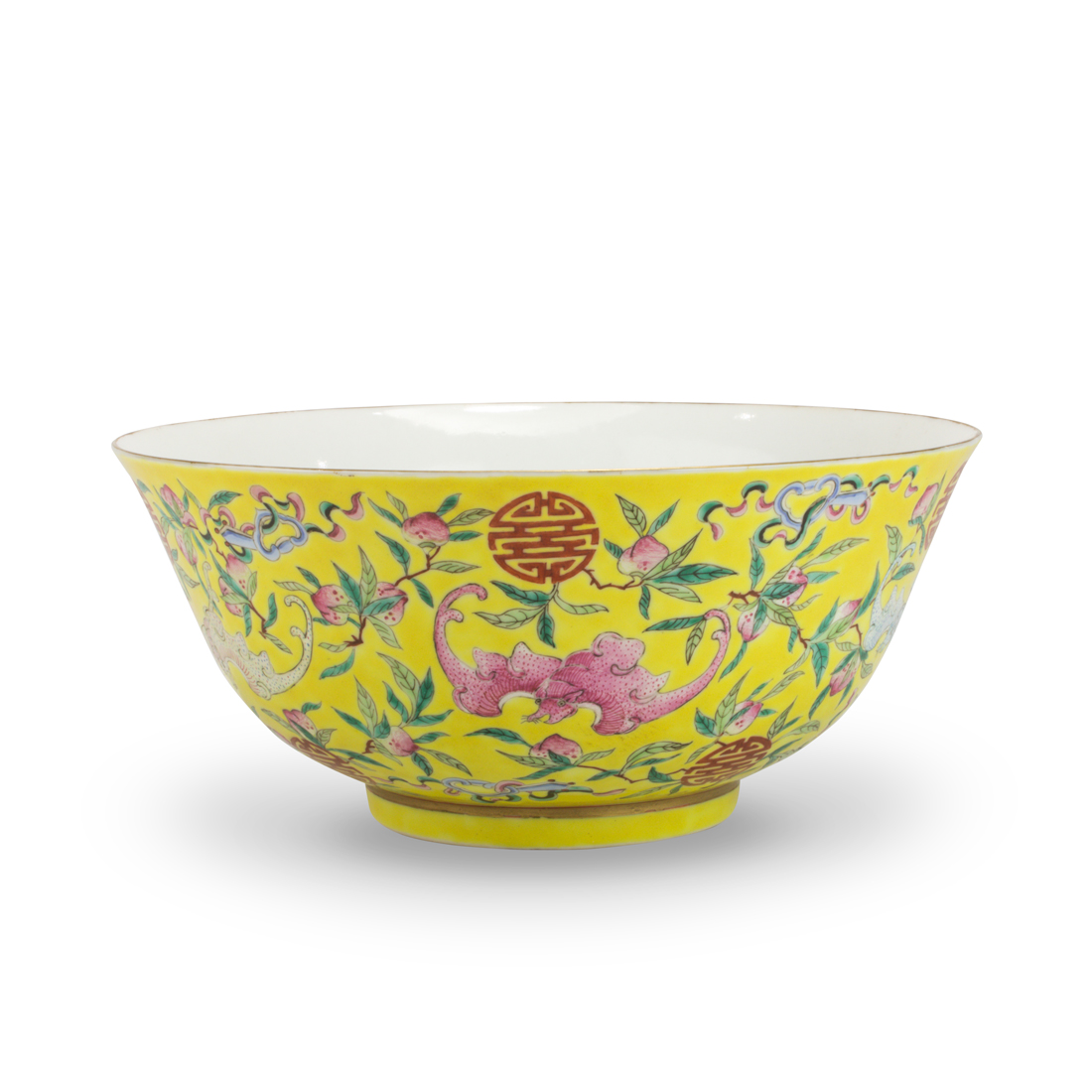 CHINESE FAMILLE ROSE YELLOW
