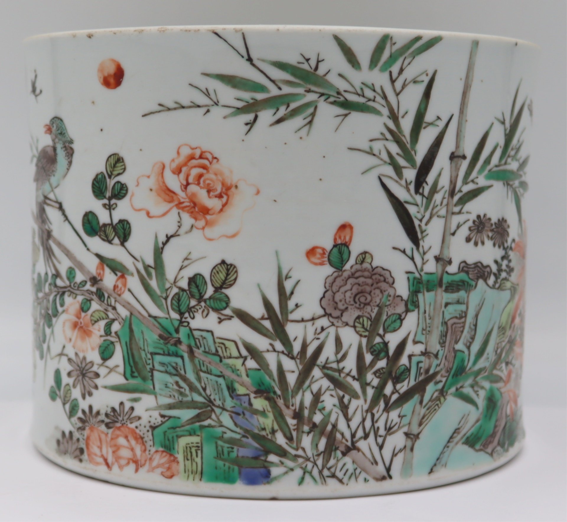 CHINESE FAMILLE VERTE 'BIRD AND