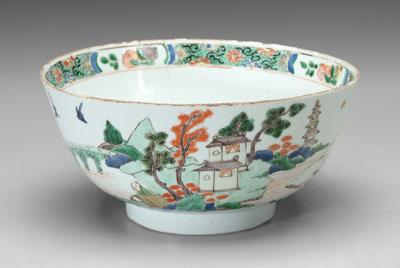 Chinese famille verte bowl,