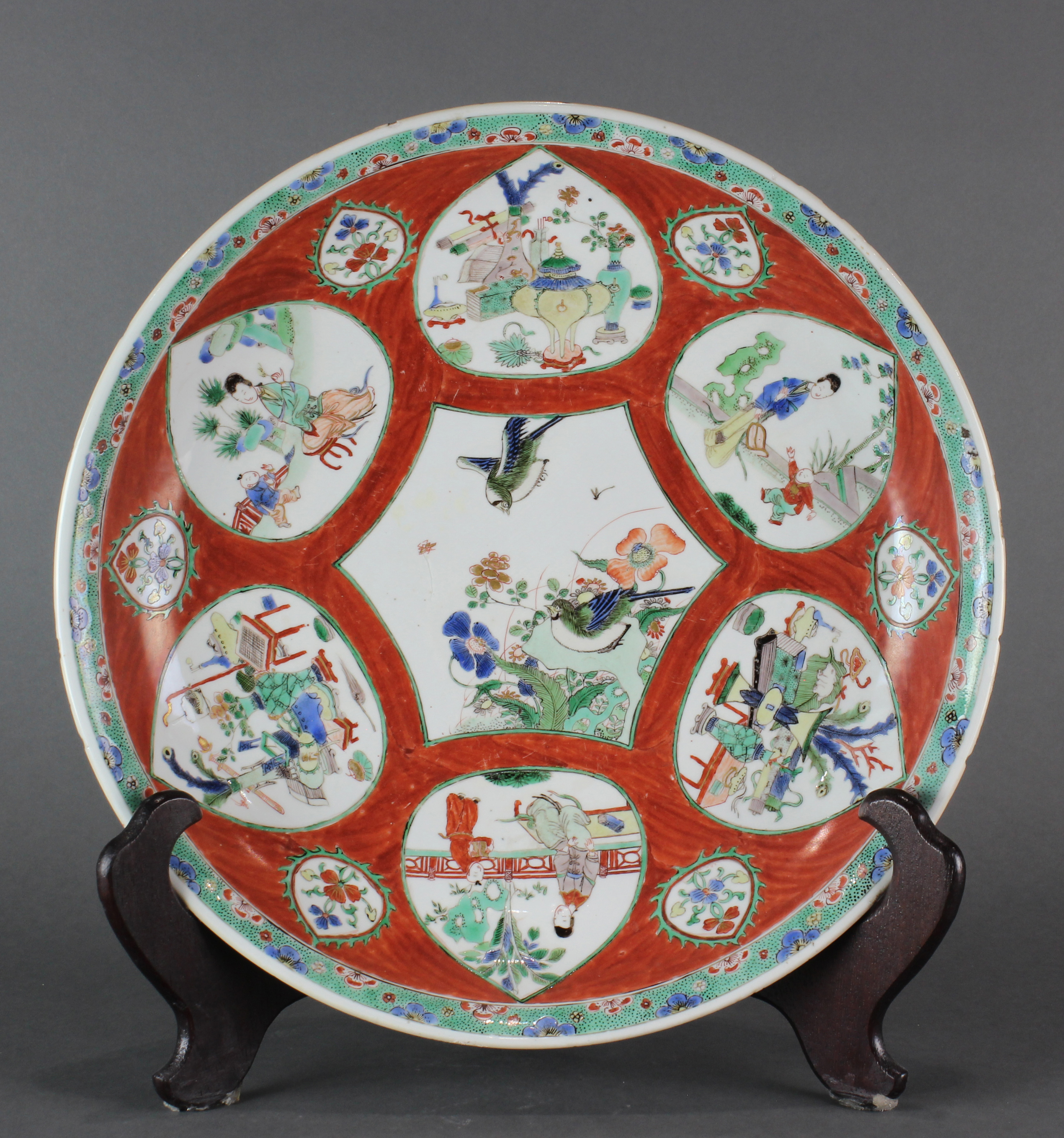 CHINESE FAMILLE VERTE CHARGER