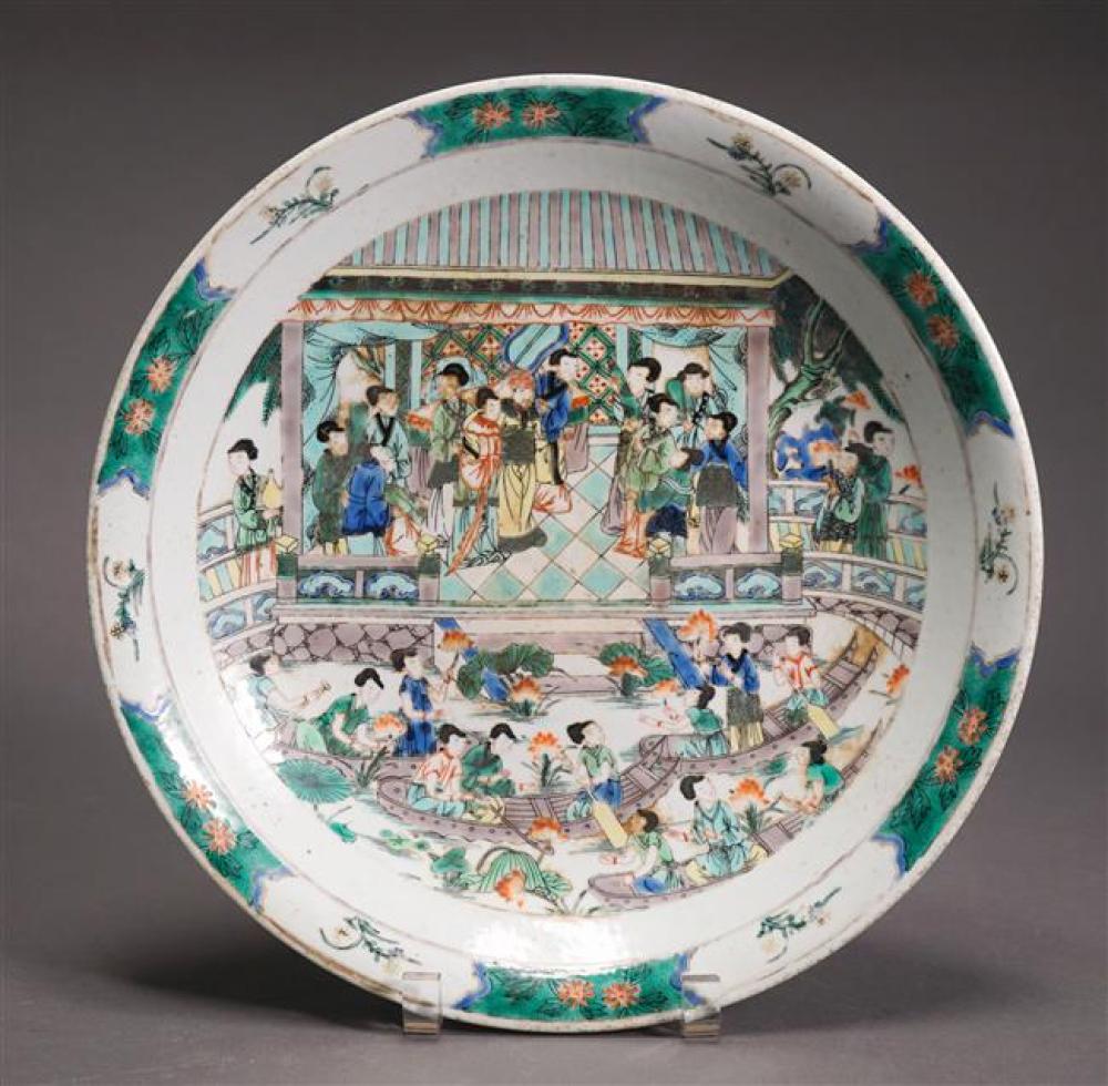 CHINESE FAMILLE VERTE CHARGER,