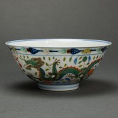 CHINESE FAMILLE VERTE 'DRAGON'