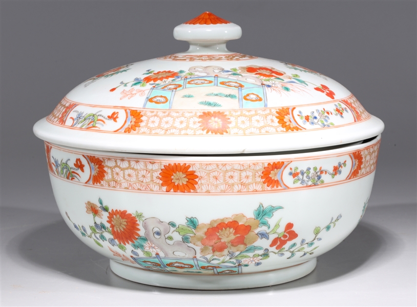 Chinese famille verte enameled