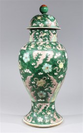 Chinese Famille Verte glazed e