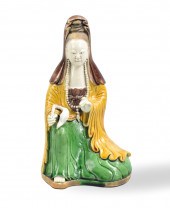 CHINESE FAMILLE VERTE GUANYIN