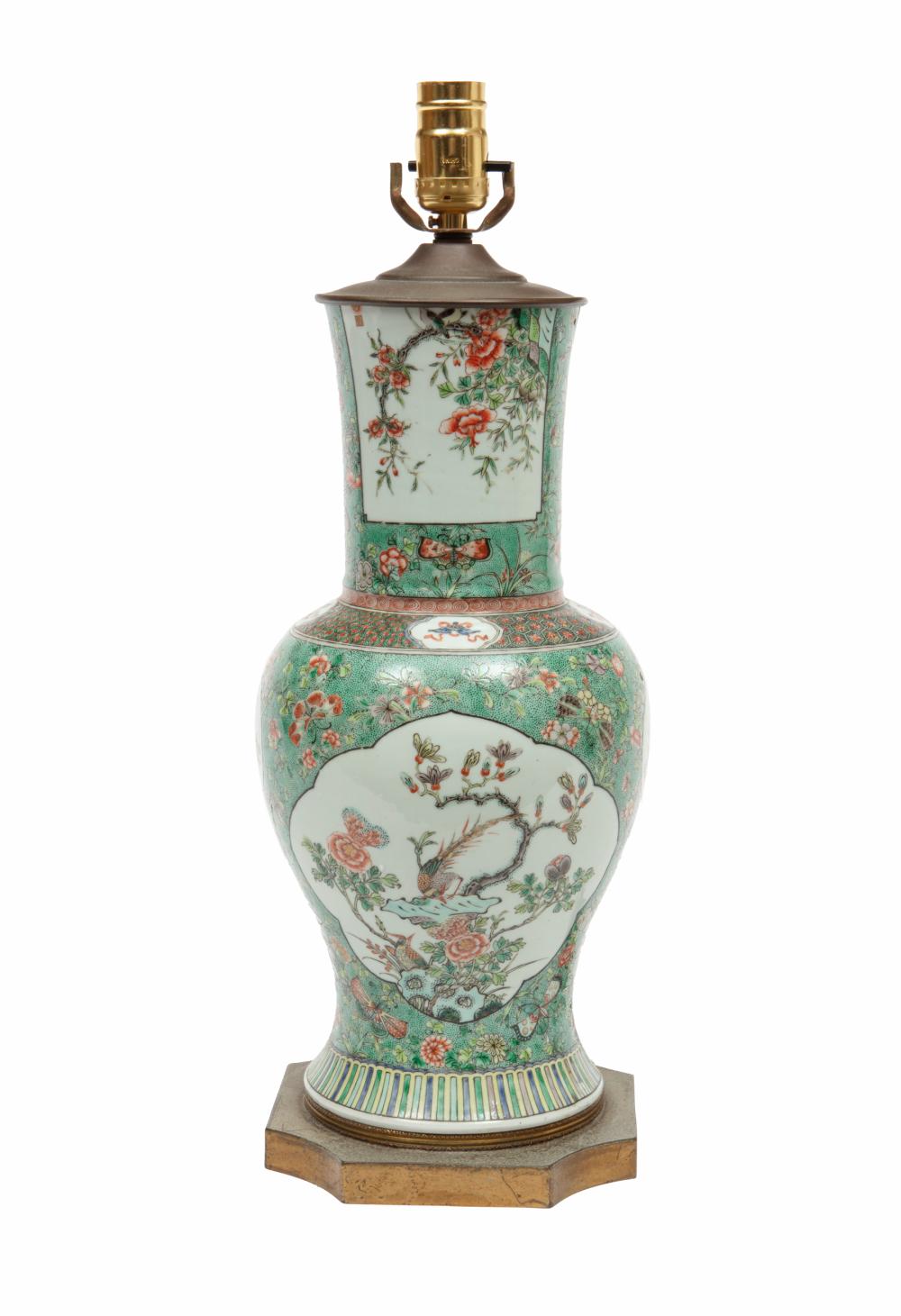 CHINESE FAMILLE VERTE PORCELAIN