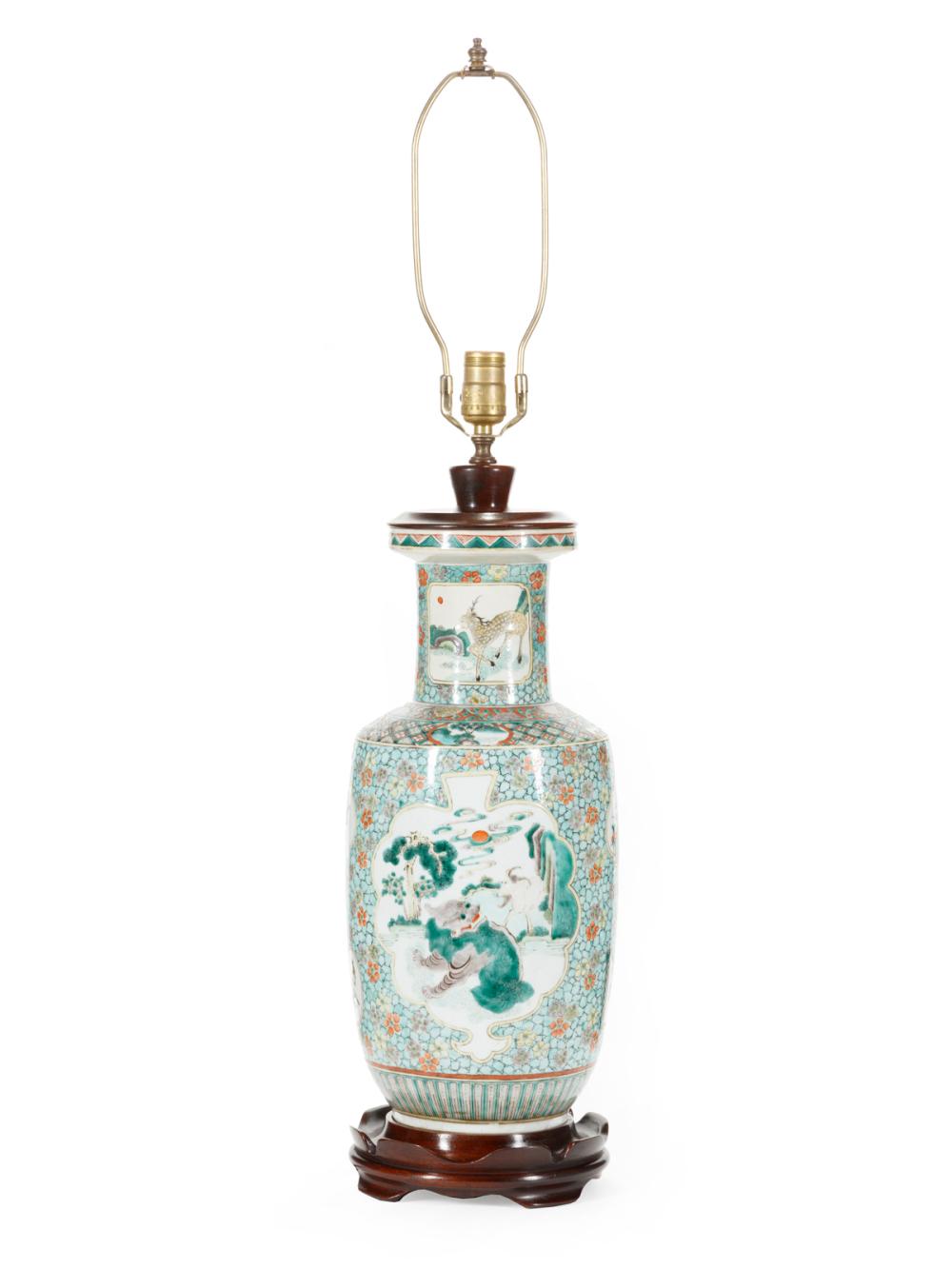 CHINESE FAMILLE VERTE PORCELAIN