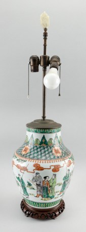 CHINESE FAMILLE VERTE PORCELAI
