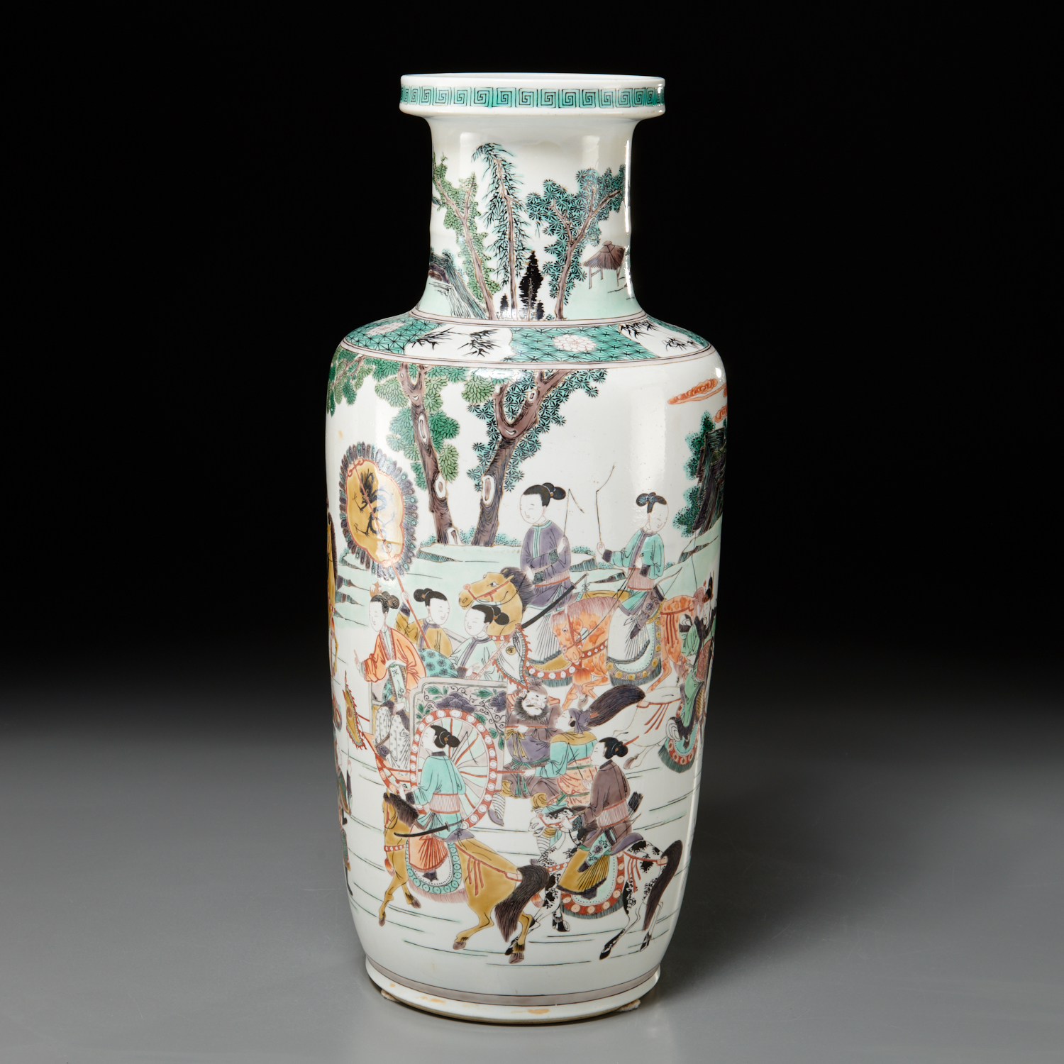 CHINESE FAMILLE VERTE ROULEAU