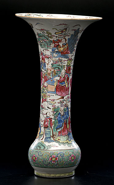 Chinese Famille Verte Vase