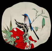 CHINESE FAN PAINTING, TANG HON