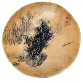 CHINESE FAN PAINTING, TANG HON