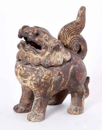 Chinese figural bronze sensor