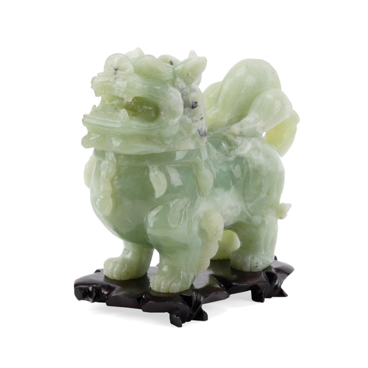 CHINESE FIGURAL CELADON JADE