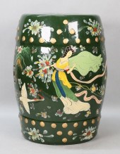 CHINESE FIGURAL GARDEN SEATChi