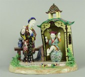 CHINESE FIGURAL GROUP modelled