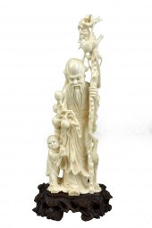 CHINESE FIGURE OF SHOU LAO, BE