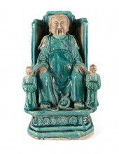 CHINESE FIGURE OF ZHENWU & ATT