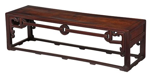 CHINESE FIGURED HARDWOOD LOW