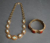 CHINESE FILIGREE GILT SILVER A
