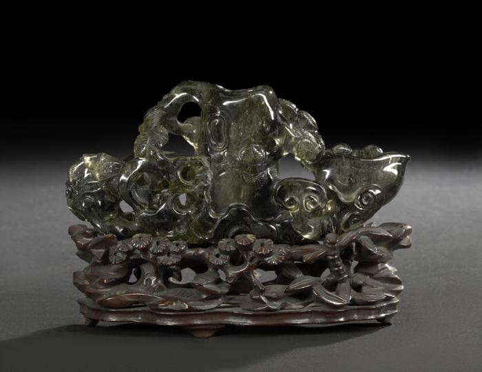 Chinese Finely Carved "Hair