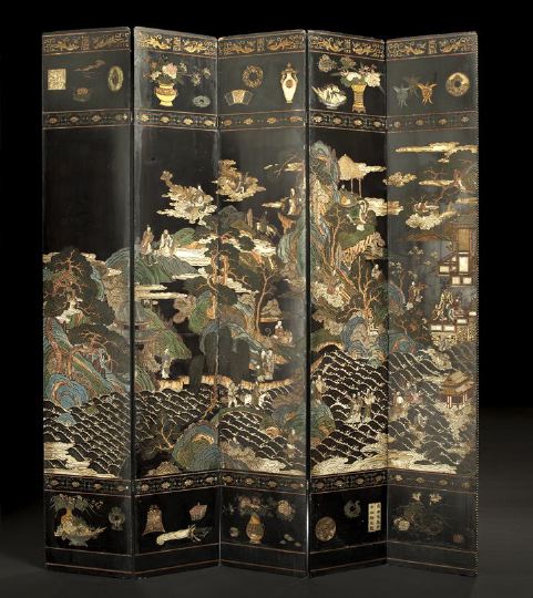 Chinese Five-Panel Coromandel