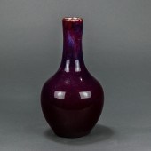 CHINESE FLAMBE GLAZED GLOBULAR