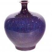 CHINESE FLAMBE GLAZED GLOBULAR