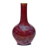 CHINESE FLAMBE GLAZED GLOBULAR
