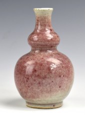 CHINESE FLAMBE GLAZED GOURD VA