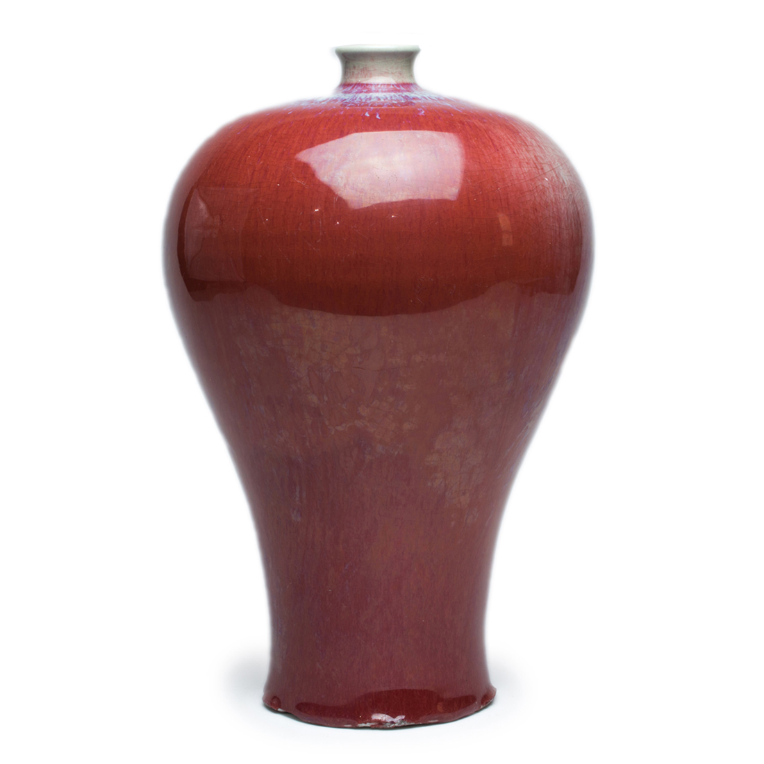 CHINESE FLAMBE GLAZED MEIPING
