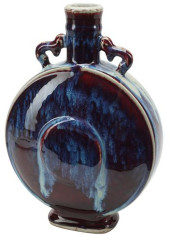CHINESE FLAMBE-GLAZED PORCELAI