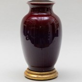 CHINESE FLAMBE GLAZED PORCELAI