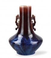 CHINESE FLAMBE GLAZED VASE ,18