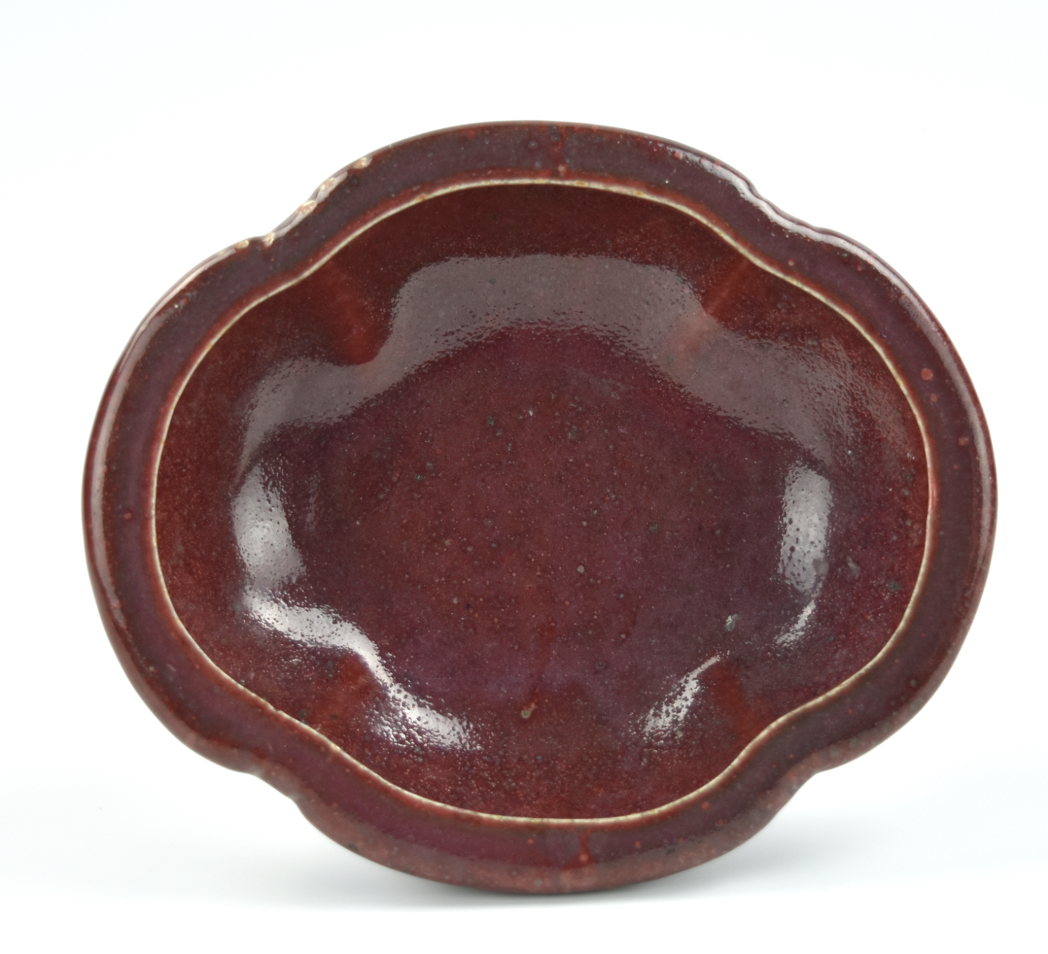 CHINESE FLAMBE GLAZED WASHER,