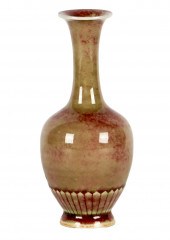 CHINESE FLAMBE PORCELAIN VASEs