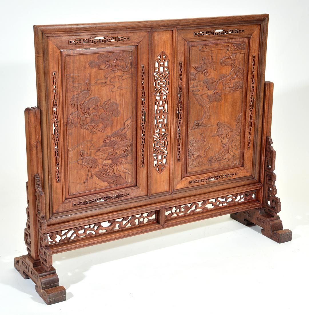 CHINESE FLOOR STANDING SCREEN,