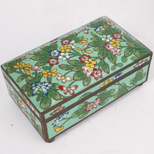 CHINESE FLORAL CLOISONNE