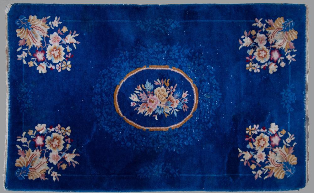 CHINESE FLORAL WOOL SMALL