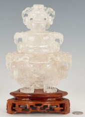 CHINESE FLUORITE LIDDED CENSER