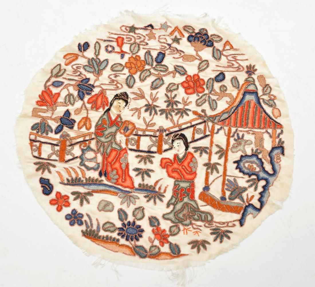CHINESE FORBIDDEN STITCH TEXTILE, 9