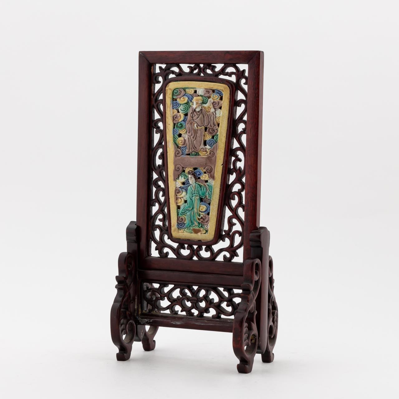 CHINESE FOUR COLOR PORCELAIN