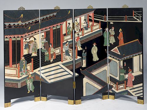 CHINESE FOUR PANEL COROMANDEL