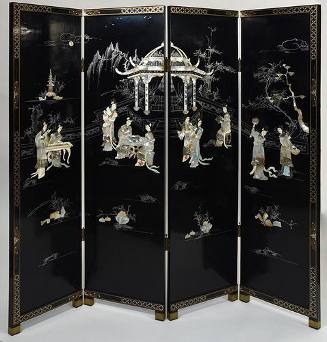 CHINESE FOUR-PANEL FOLDING